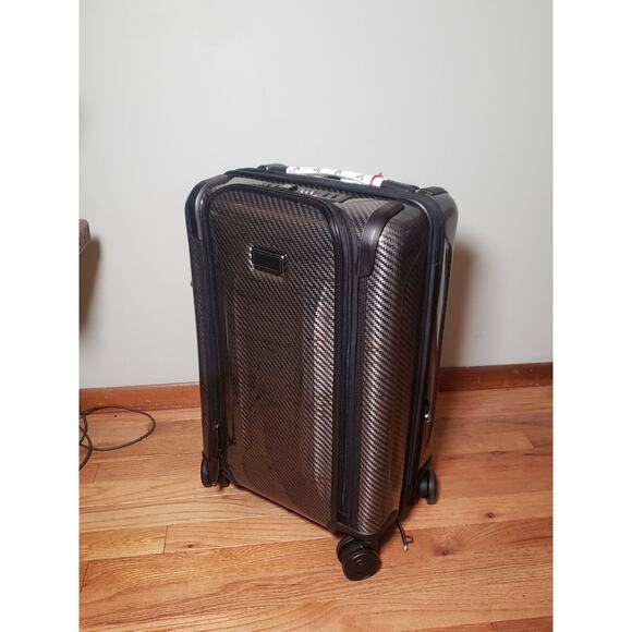 NEW TUMI International Front Pocket Expandable 4 Wheeled Carry-On BLACK GRAPHITE - Picture 6 of 13